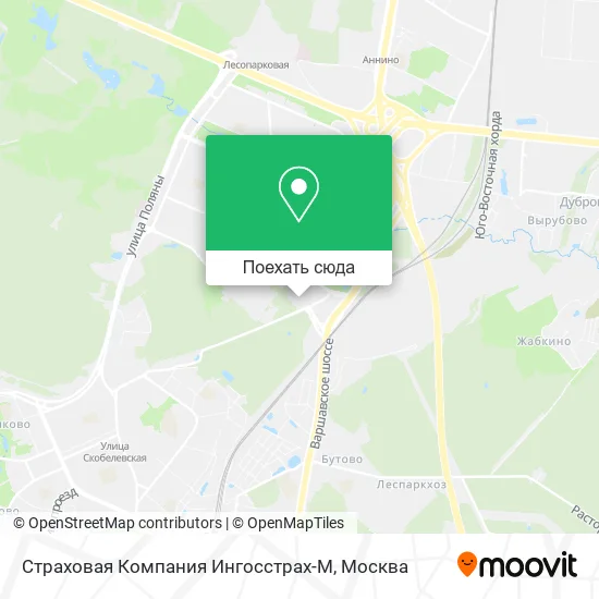 Карта Страховая Компания Ингосстрах-М