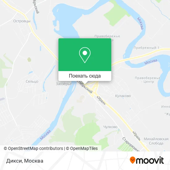 Карта Дикси