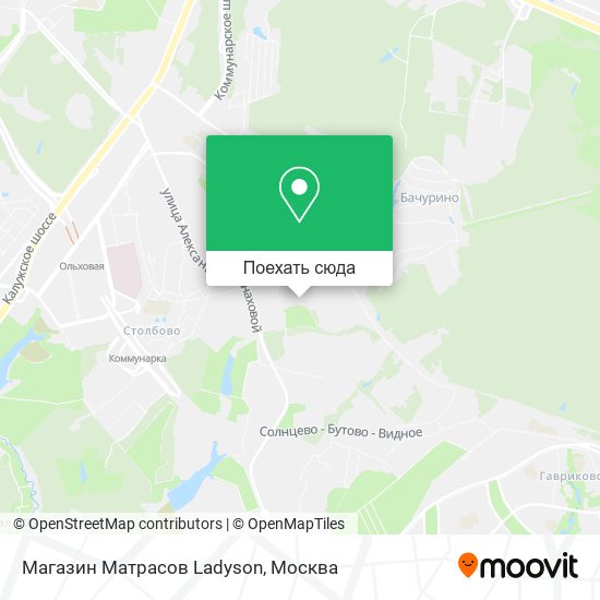 Карта Магазин Матрасов Ladyson