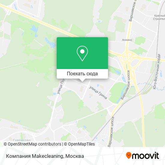Карта Компания Makecleaning