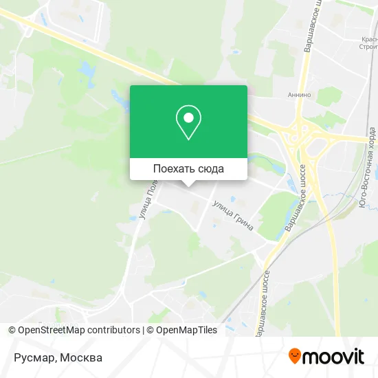 Карта Русмар