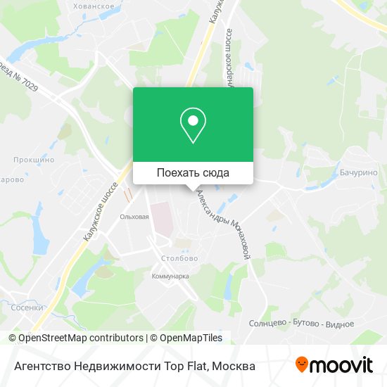 Карта Агентство Недвижимости Top Flat