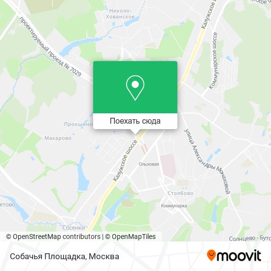 Карта Собачья Площадка