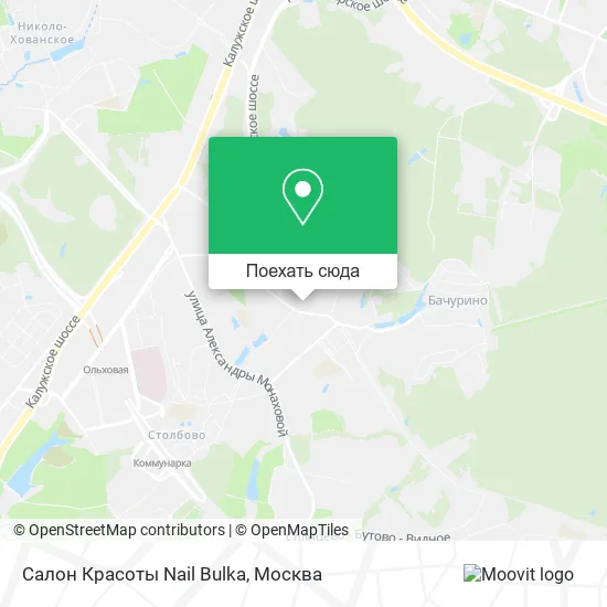 Карта Салон Красоты Nail Bulka