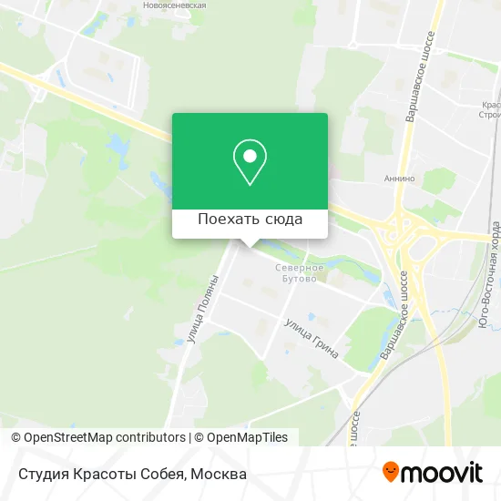 Карта Студия Красоты Собея