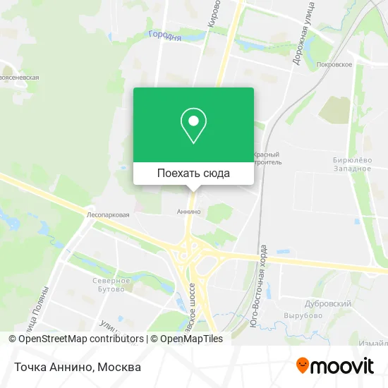 Карта Точка Аннино