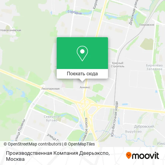 Карта Производственная Компания Дверьэкспо
