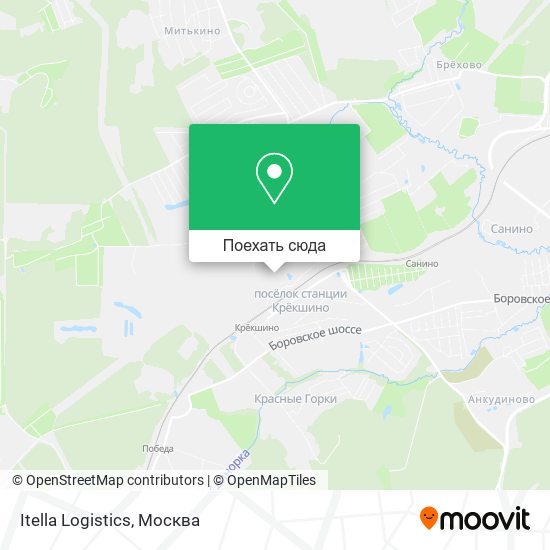 Карта Itella Logistics