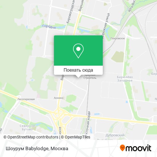 Карта Шоурум Babylodge