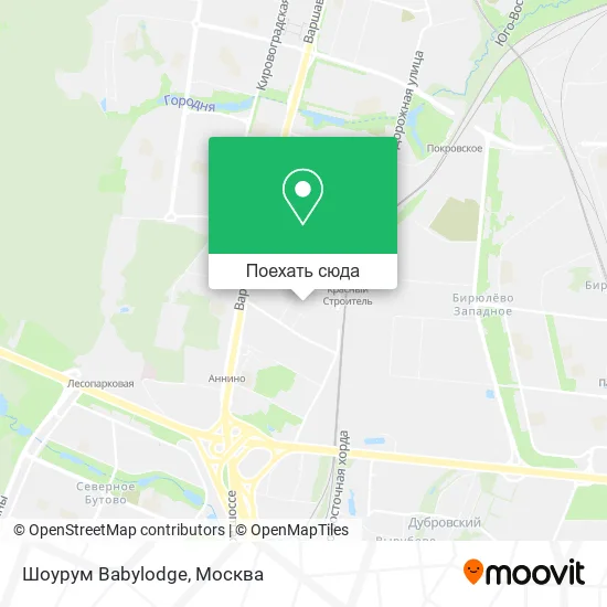 Карта Шоурум Babylodge
