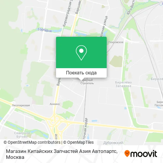 Карта Магазин Китайских Запчастей Азия Автопартс