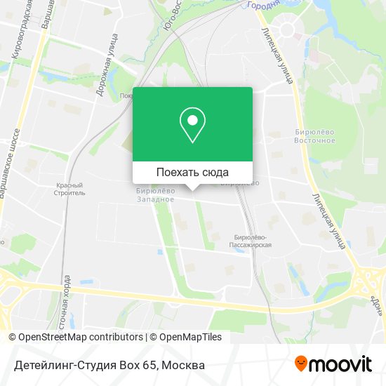 Карта Детейлинг-Студия Box 65