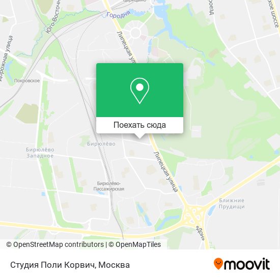 Карта Студия Поли Корвич