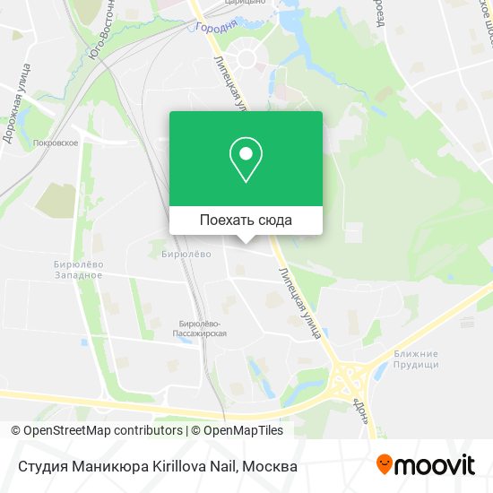 Карта Студия Маникюра Kirillova Nail