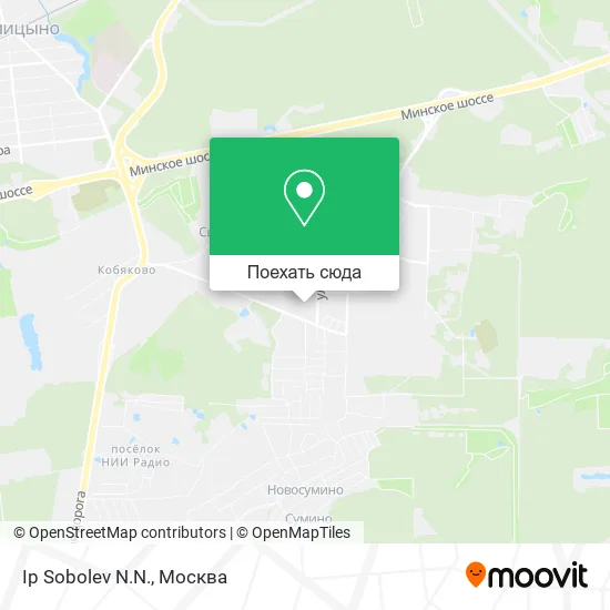 Карта Ip Sobolev N.N.