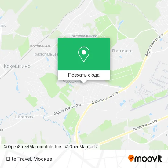 Карта Elite Travel