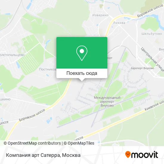 Карта Компания арт Сатерра