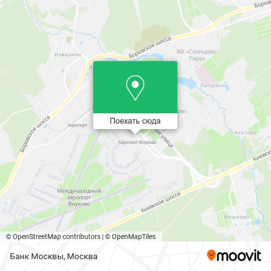 Карта Банк Москвы