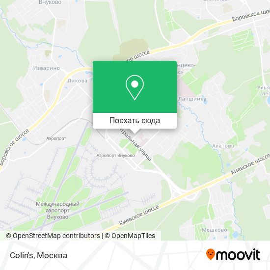 Карта Colin's