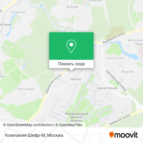 Карта Компания Шифр-М