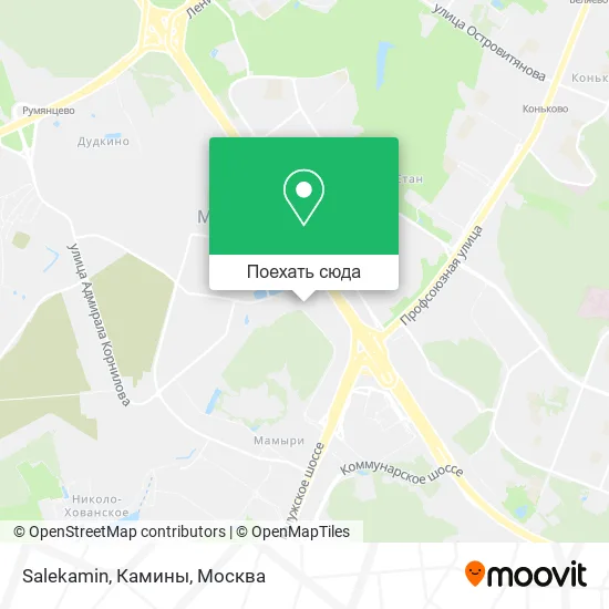 Карта Salekamin, Камины