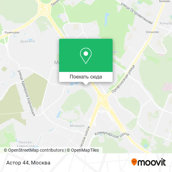 Карта Астор 44