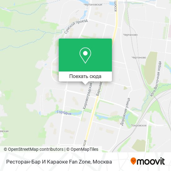 Карта Ресторан-Бар И Караоке Fan Zone