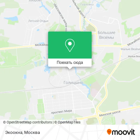 Карта Экоокна