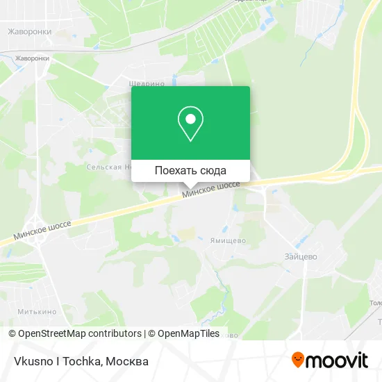 Карта Vkusno I Tochka