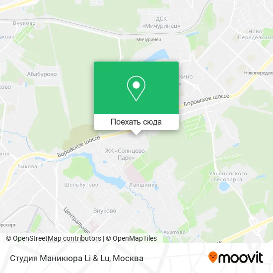 Карта Студия Маникюра Li & Lu