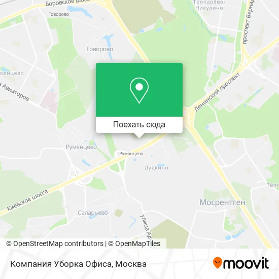 Карта Компания Уборка Офиса