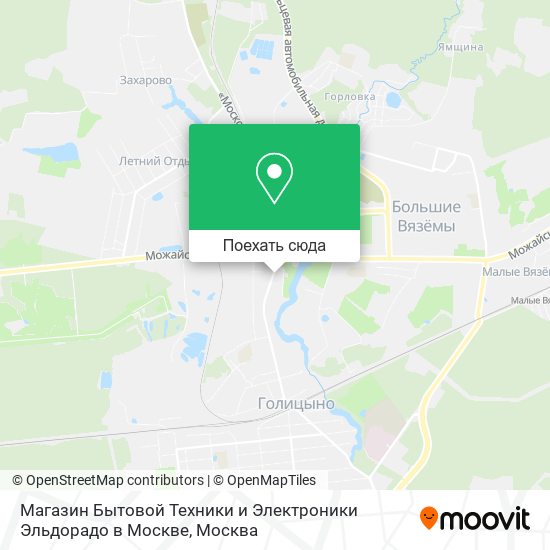 Карта Магазин Бытовой Техники и Электроники Эльдорадо в Москве