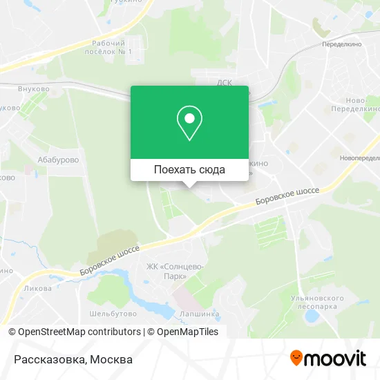 Карта Рассказовка