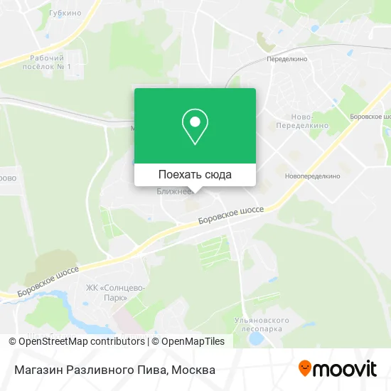 Карта Магазин Разливного Пива