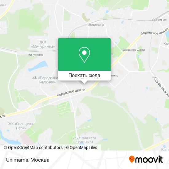 Карта Unimama