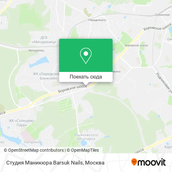 Карта Студия Маникюра Barsuk Nails