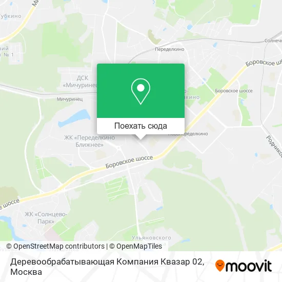 Карта Деревообрабатывающая Компания Квазар 02