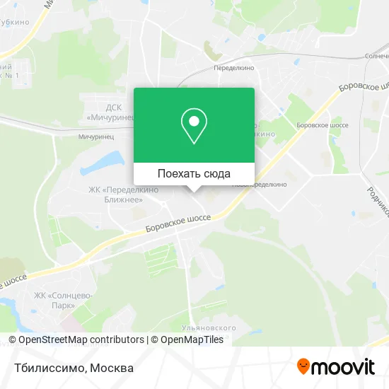 Карта Тбилиссимо