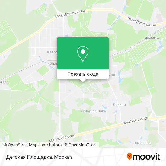 Карта Детская Площадка