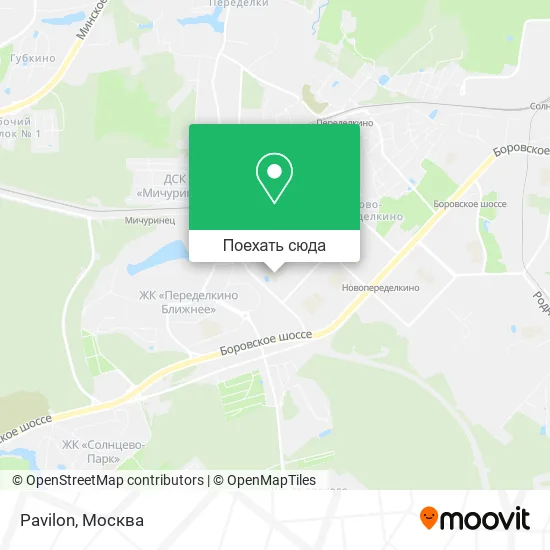 Карта Pavilon