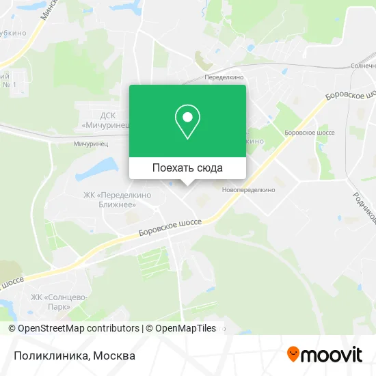 Карта Поликлиника