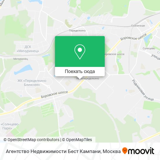 Карта Агентство Недвижимости Бест Кампани