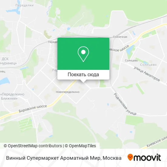Карта Винный Супермаркет Ароматный Мир