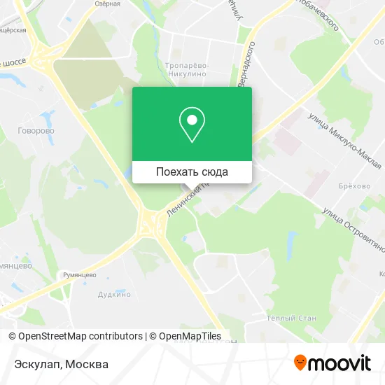 Карта Эскулап