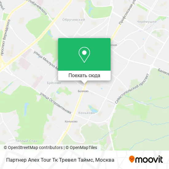Карта Партнер Anex Tour Тк Тревел Таймс
