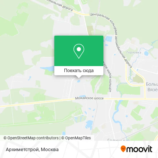 Карта Архиметстрой