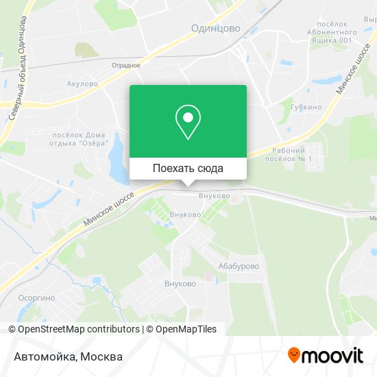 Карта Автомойка