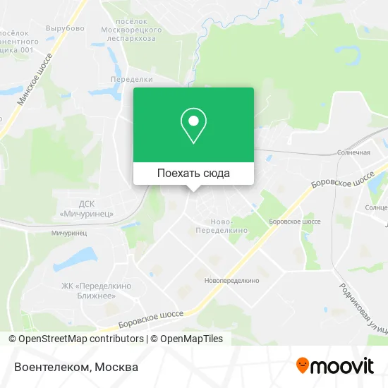 Карта Воентелеком
