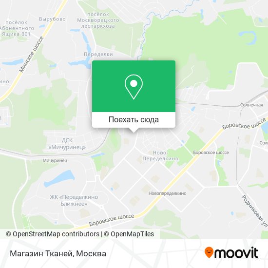 Карта Магазин Тканей