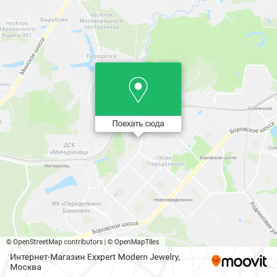 Карта Интернет-Магазин Exxpert Modern Jewelry